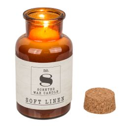 Out of the Blue Duftkerze (Soft Linen) im Apothekerglas