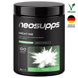 Neosupps Creatin Monohydrat Pulver, 500g, 100 % reines Kreatin ohne Zusatzstoffe