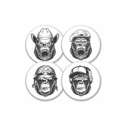 MySweetStitch | Freestyle Libre 1 & 2 Sensor Sticker | Monkey Edition