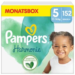 Pampers Harmonie Gr.5 Junior 11+ kg Monatsbox Windeln, 152 Stück