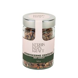 Kürbiskerne geröstet Zimt Vanille – proteinreich – Snack