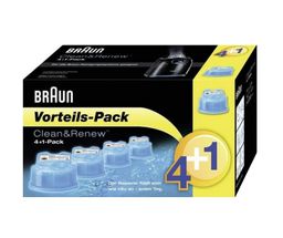 Braun CCR 4+1 Ersatzkartuschen Clean & Renew Reinigungskartusche