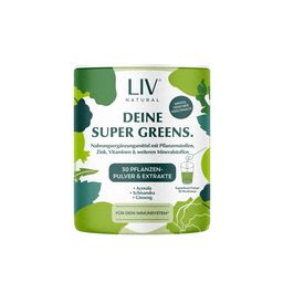 LIV Super Greens 30 Pflanzenpulver- & Extrakte, Prä- & Postbiotika, Vitamine, Mineralstoffe