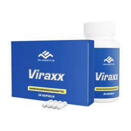 Viraxx | Zink Tabletten | Nahrungsergänzungsmittel für Männer | 20 Kapseln