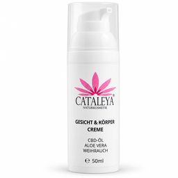 CATALEYA CBD Hanf Gesichtscreme 50 ml – mit Aloe Vera und Sheabutter