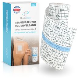 Health Press Folienverband – Wasserfeste Schutzfolie (Duschpflaster) zum Abdecken von Wunden