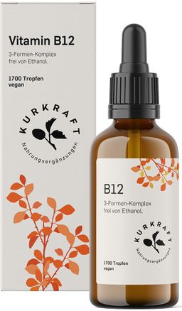 Kurkraft© Vitamin B12 - Tri-Komplex - alle 3 natürlichen Formen