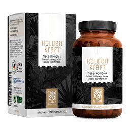 Maca Extrakt Komplex 90 vegane Kapseln Bockshornklee Tribulus terre Heldenkraft NATURTREU®