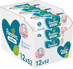 Pampers Sensitive Feuchttücher 12 Packungen
