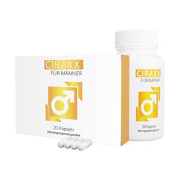 Ciraxx | Mit ausgewählten Pflanzenextrakten | Für Männer | 20 Kapseln | ohne Zusatzstoffe