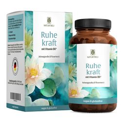 Anti Stress* Komplex mit Ashwagandha & Rosenwurz (Rhodiola Rosea Extrakt) - Ruhepol - NATURTREU®