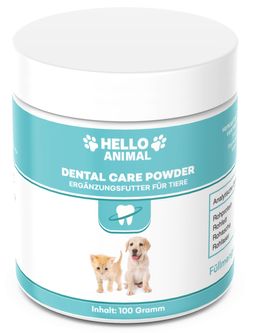 Hello Animal® Dental Pulver für Hunde & Katzen | natürliche Zahnpflege