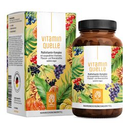 Multivitamin-Komplex mit Vitaminen, Pflanzen- und Mineralstoffen - Vitaminquelle - NATURTREU®