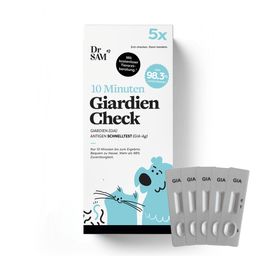 Dr. SAM 10 Minuten Giardien Check - Antigen Selbsttest 5er Set