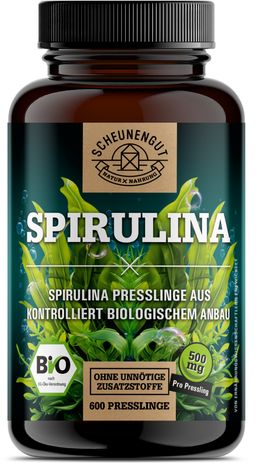 Scheunengut® Bio Spirulina Presslinge | 500mg pro Pressling | beste Qualität aus Darwin, Australien