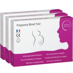 Schwangerschaftstest Blut – hCG Bluttest für Zuhause zur frühen Erkennung – Patris Health®