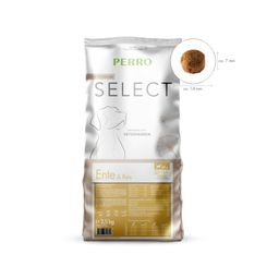 PERRO Select Ente + Reis - Trockenfutter Hund Monoprotein
