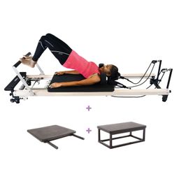 Align Pilates C2-Pro RC Reformer Bundle WOOD Effect