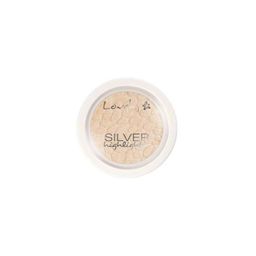 Silberner Highlighter-Gesichtsbeleuchter