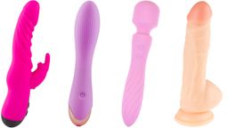 HUGBOX Sextoy Geschenkset für Vaginale Stimulation – Rabbit, G-Punkt, Wand & Dildo M