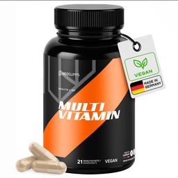 Neosupps Multivitamin 120 Kapseln, Vitaminkomplex mit 21 Vitaminen und Spurenelementen, vegan