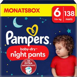 Pampers Night Windeln Pants Größe 6 (15+kg) Baby-Dry