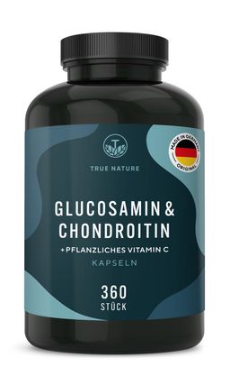 TRUE NATURE® Glucosamin & Chondroitin Kapseln mit Vitamin C