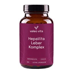 Valeo Vita® HepaVita-Plus Leberkur – 120 Kapseln hochdosiert mit Mariendistel, Artischocke & Cholin