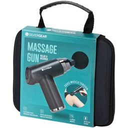 Silvergear Massage Gun Pro – Massagepistole mit 6 Geschwindigkeitsstufen und 4 Aufsätzen