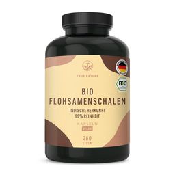 TRUE NATURE® Bio Flohsamenschalen Kapseln - Vegan & Made in Germany