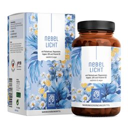 Mutterkraut Komplex hochdosiert 90 vegane Kapseln Magnesium Q10 Migräne Nebellicht NATURTREU®