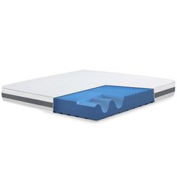 The White Stone Matratze 160x195 cm mit Antibakterieller Schaum | Höhe 20 cm