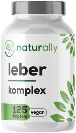 naturally Leber Komplex | mit Mariendistel, Artischocke, Löwenzahn, Cholin, Desmodium