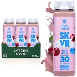 LiveFresh Skyr High Protein Drink - Kirsche - Proteinshake Alternative