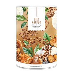 Mushroom Coffee 150 g veganes Pulver Pilzkaffee Reishi Chaga Pilz Extrakt Koffein NATURTREU®