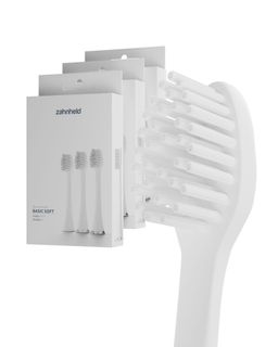 Zahnheld Bürstenkopf Basic Soft weiß (9 Stück)