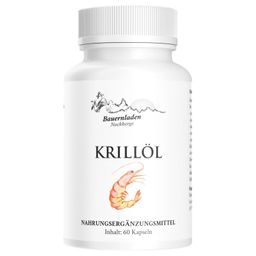 Bauernladen Nockberge | Krillöl | 1.000 mg | Hochdosiert | Kapselform | mit EPA und DHA
