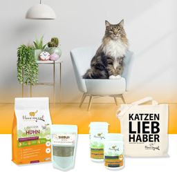 I love my cat Sparset für Norwegische Waldkatze Trockenfutter mit Huhn und NEM und Pflege