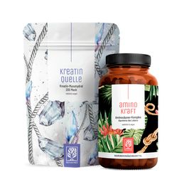 Kreatin Monohydrat vegan Aminosäure Komplex laborgeprüft  L-Arginin Kapsel Kraft Paket NATURTREU®