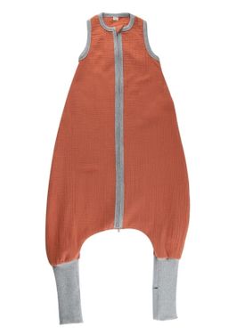 iobio Schlafsack Style Penguin Bio-BW Musselin Brick Red 110/116