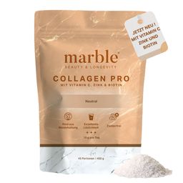 marble© Collagen Pro – Neutral mit Vitamin C, Zink & Biotin