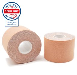 axion® Kinesiologie Tape BEIGE – 500 x 5 cm - Kinesiotape