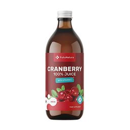 FutuNatura 100 % Premium Cranberrysaft für Blase und Harnwege
