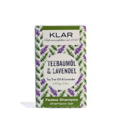 Klar-Seifen - Klar's festes Shampoo Teebaumöl Lavendel (gegen Schuppen)