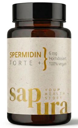 Spermidin Kapseln 3mg | Hochdosiert | SAPURA®