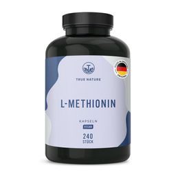 TRUE NATURE® L-Methionin Kapseln - Essentielle Aminosäure - Vegan & Made in Germany
