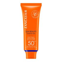 Lancaster Sun Beauty Gesichtscreme SPF50, ultraleichte Formel für Sonnenschutz, 50 ml