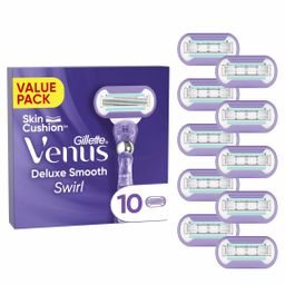 Gillette Venus Extra Smooth Swirl Damen Rasierklingen, 10 Ersatzklingen