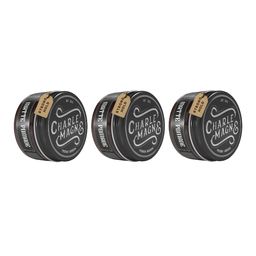 Charlemagne Matte Pomade – Leder – starker Halt – 3er-Pack
