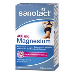 Sanotact Magnesium 400 Kautabletten